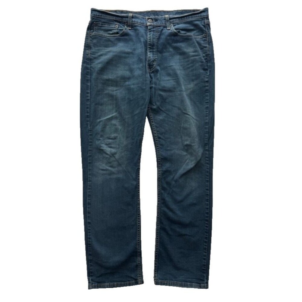 Levi's 514 Straight Fit Jeans Men's 38x32 Blue Denim Medium Wash Casual 5-Pocket
